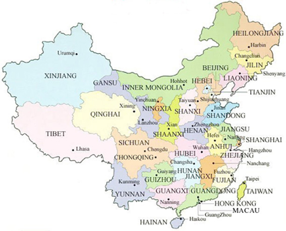 provinces chinoises